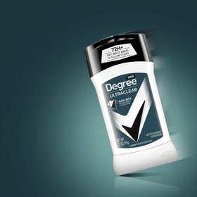 No yellow stains on white fabrics with Degree UltraClear protection