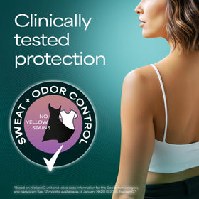 Degree logo signaling trust as a leading antiperspirant brand in the US.
