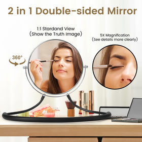 Deikoliuna 360-degree swivel enables flexible angles for complete viewing.