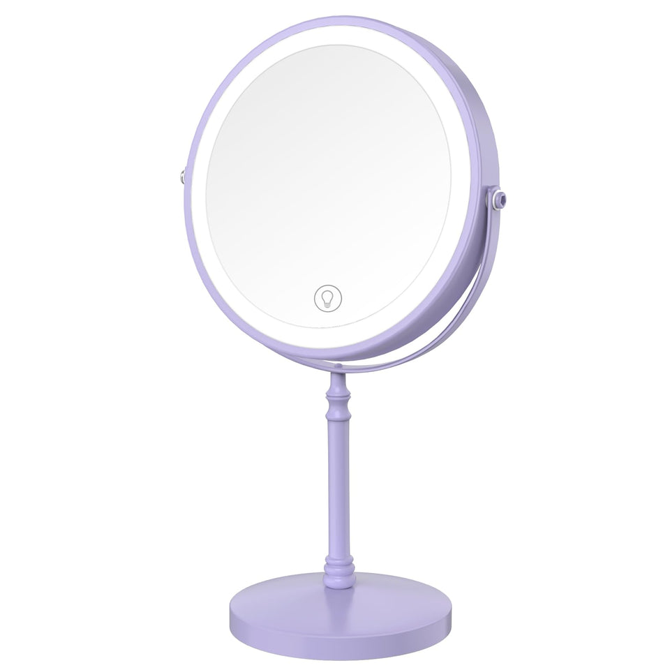 DEIOVWXS makeup mirror with 10X magnification for precise detail work