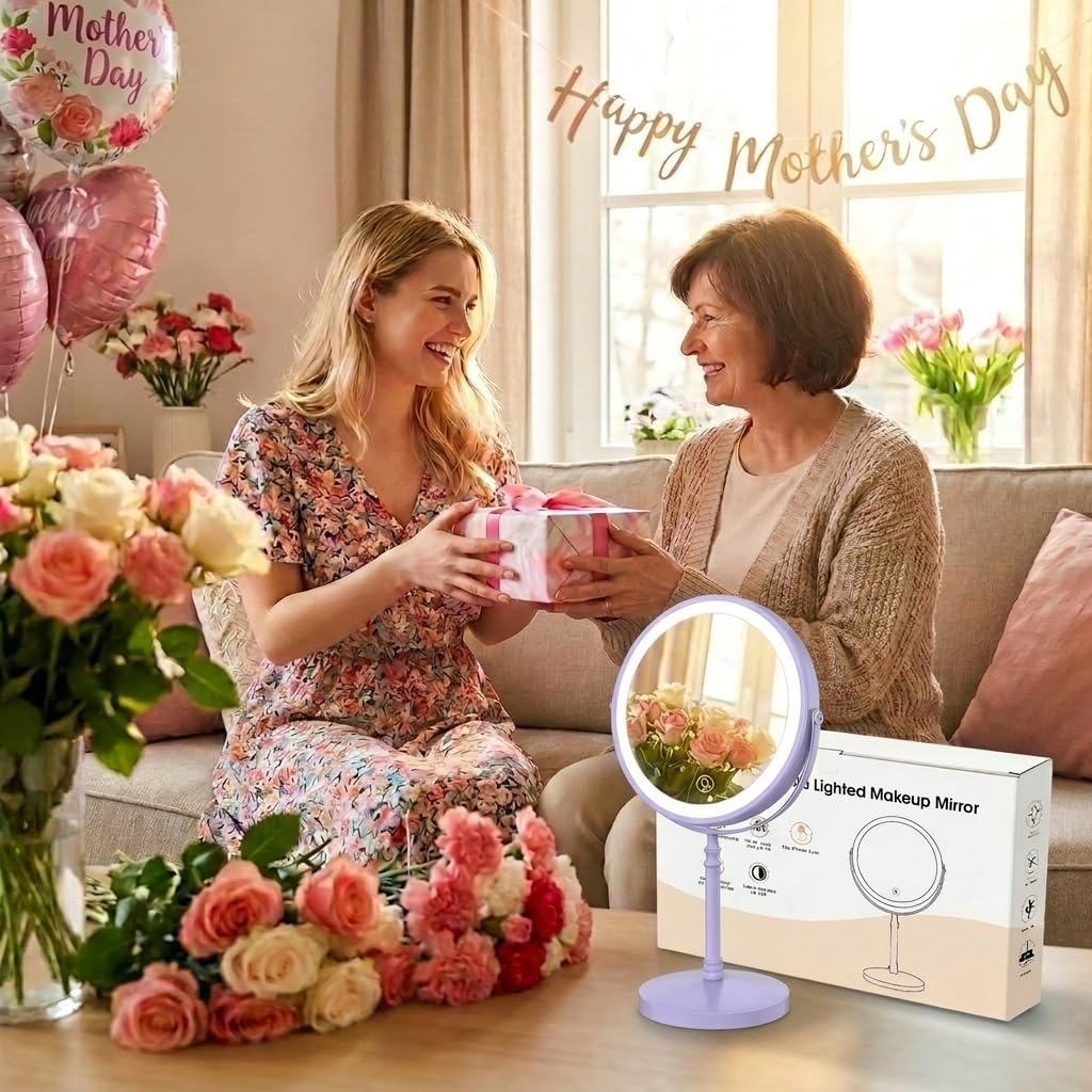 DEIOVWXS makeup mirror makes a thoughtful Mother’s Day gift