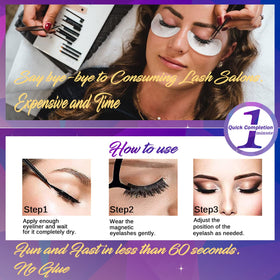 DEL DUOERLA reusable lashes stay pristine across multiple wears.