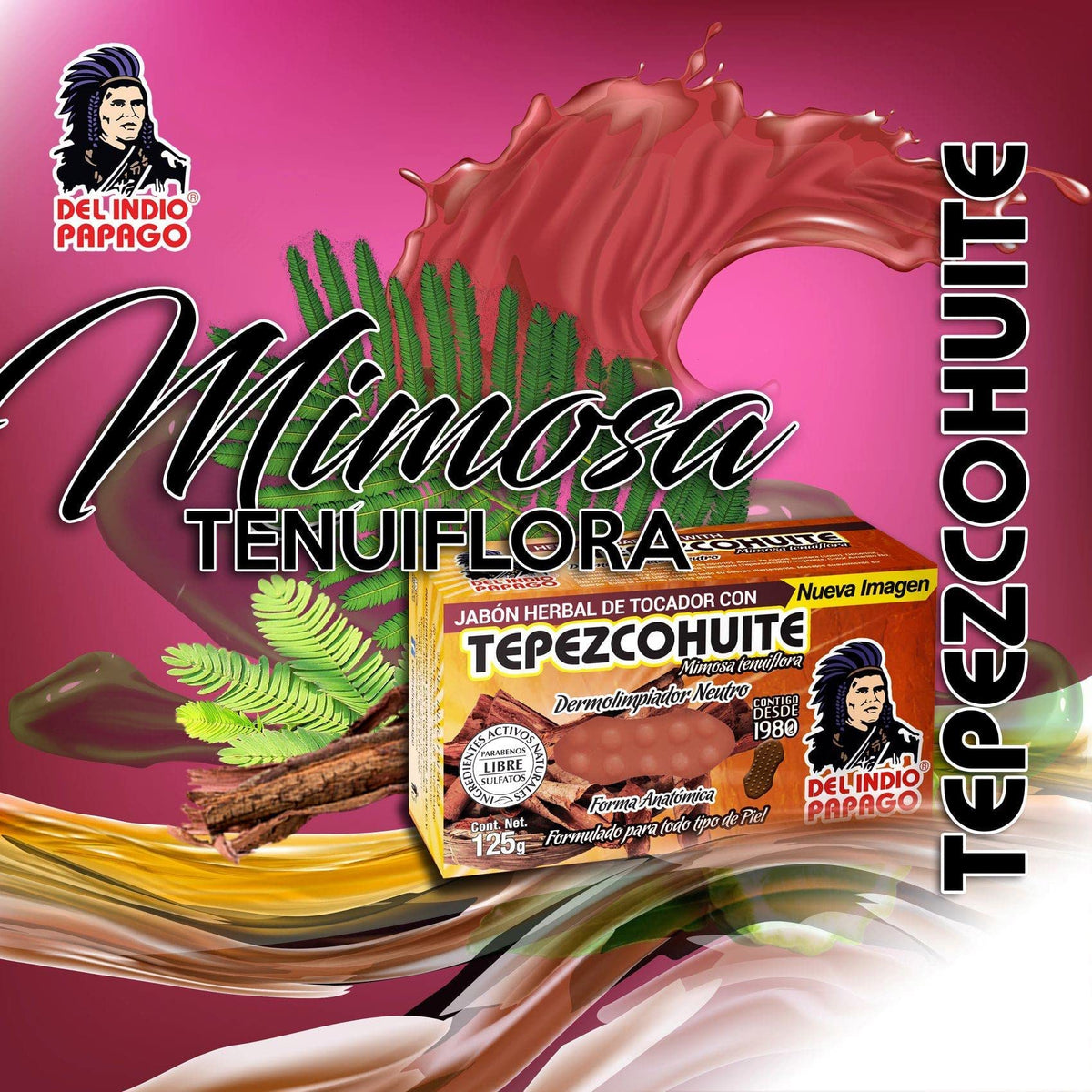 Del Indio Papago Neutral Soap label closeup with ingredients