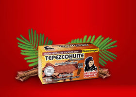 Del Indio Papago Tepezcohuite bar closeup showing texture