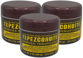 Del Indio Papago Tepezcohuite Night Cream jar close-up for radiant overnight hydration.
