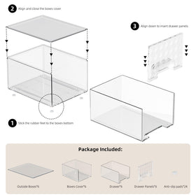 Delamu bathroom counter organizer keeps daily items tidy and accessible.