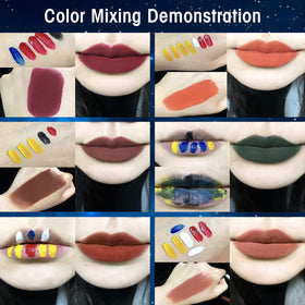 DE'LANCI Lipstick Palette waterproof long-wear formula promises durable lip color.