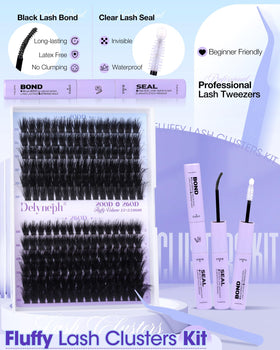 Delyneph ultra-light silk lashes deliver weightless comfort