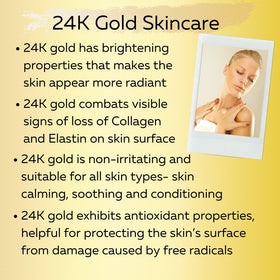 Delfanti-Milano 24K gold particles highlighting luxurious anti-aging potential.