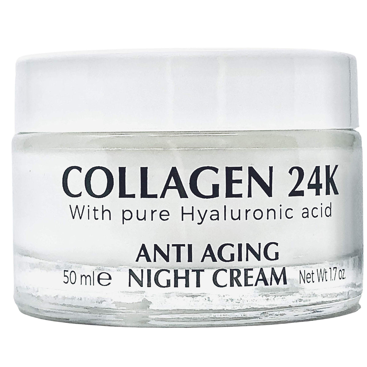 Delfanti-Milano Collagen 24K cream jar on a clean surface for daily hydration.
