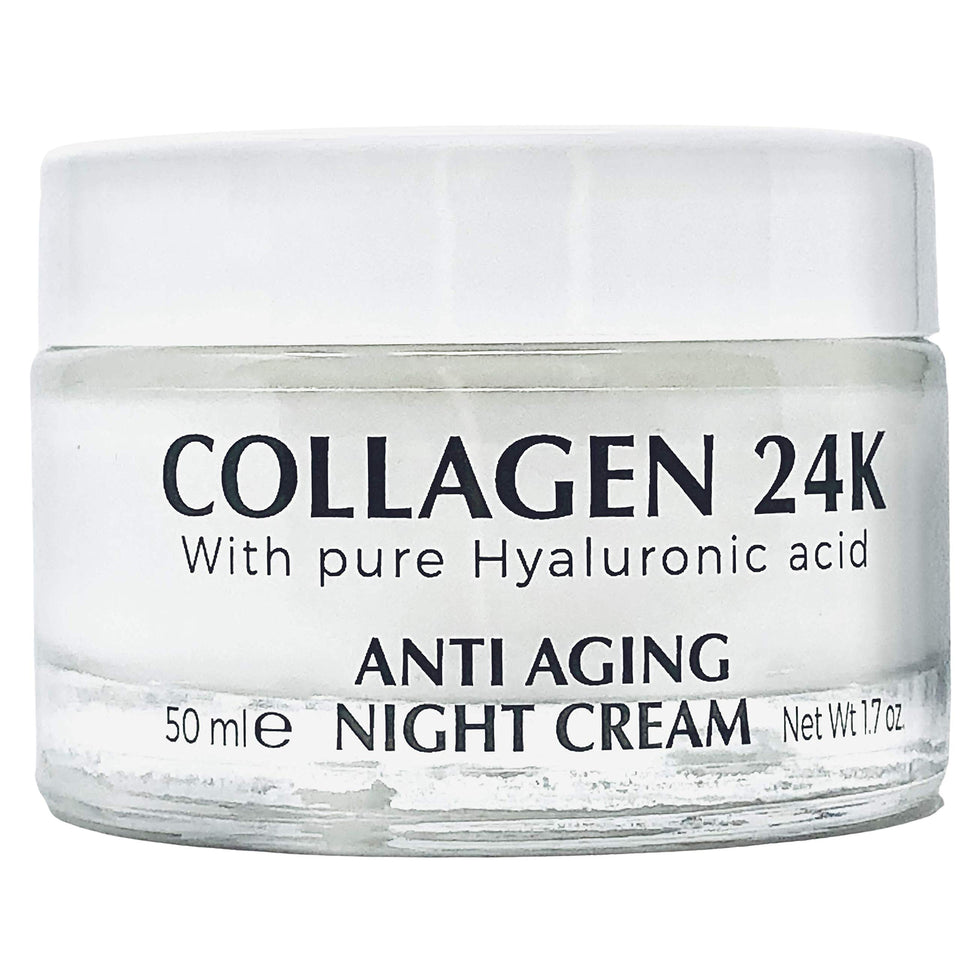 Delfanti-Milano Collagen 24K cream jar on a clean surface for daily hydration.