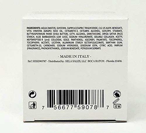 Delfanti-Milano night cream application on face and neck.