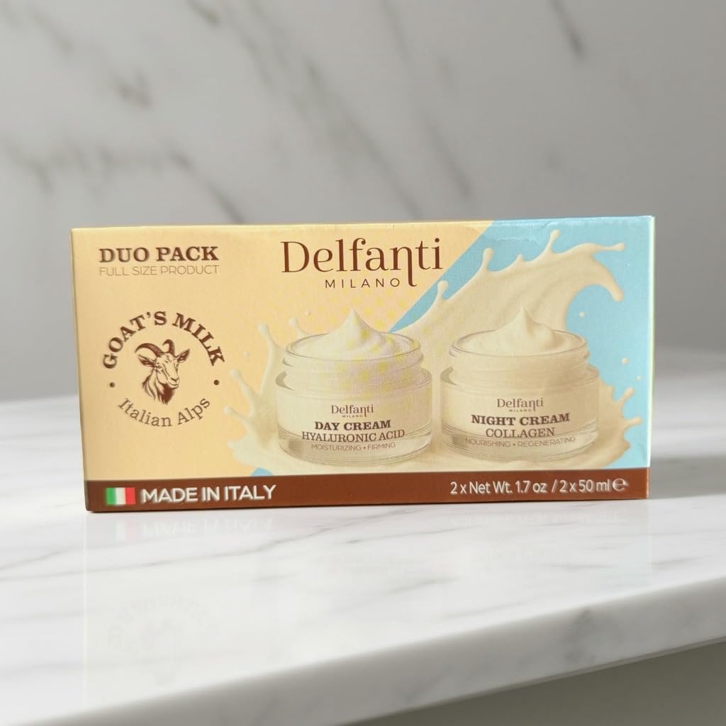 Delfanti-Milano Night Cream jar for overnight nourishment and comfort.