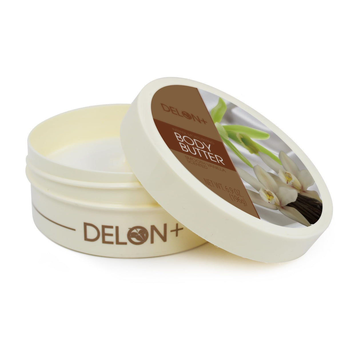 DELON Smooth Vanilla pack of 4 ready for travel and family use.