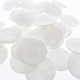Stacked DELON rounds ready for skincare routines and makeup removal.