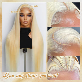 Deloni 613 lace front wig 30in with HD transparent lace for seamless scalp
