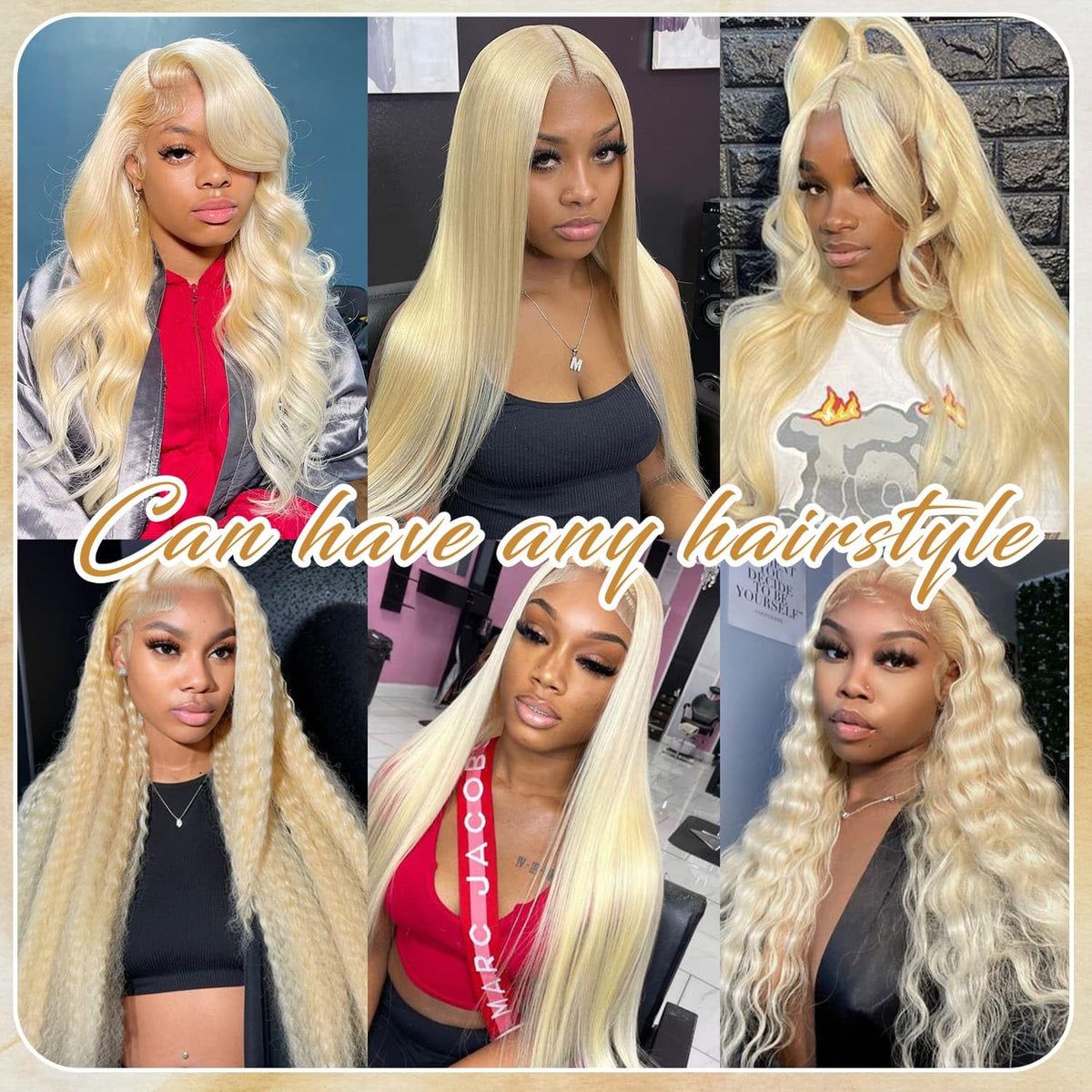 Deloni 30in straight blonde wig for daily wear