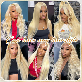 Deloni 30in straight blonde wig for daily wear