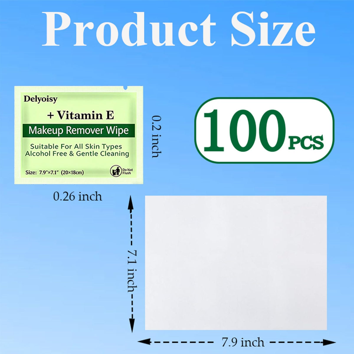 Delyoisy travel-size pouch wipes for hotel and wellness trips