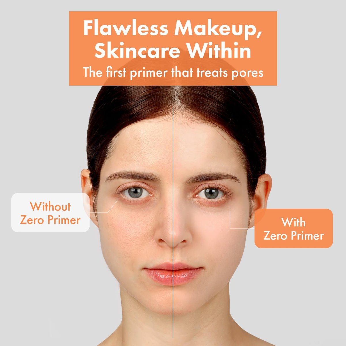 delyvely Zero Primer texture closeup reveals lightweight fragrance-free consistency for smooth makeup