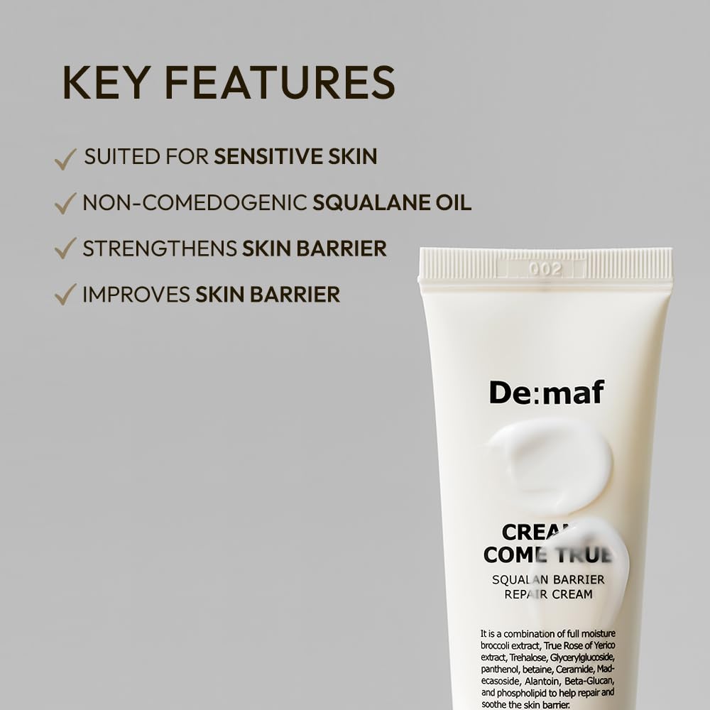 Demaf Ceramides Panthenol formula signals overnight barrier support