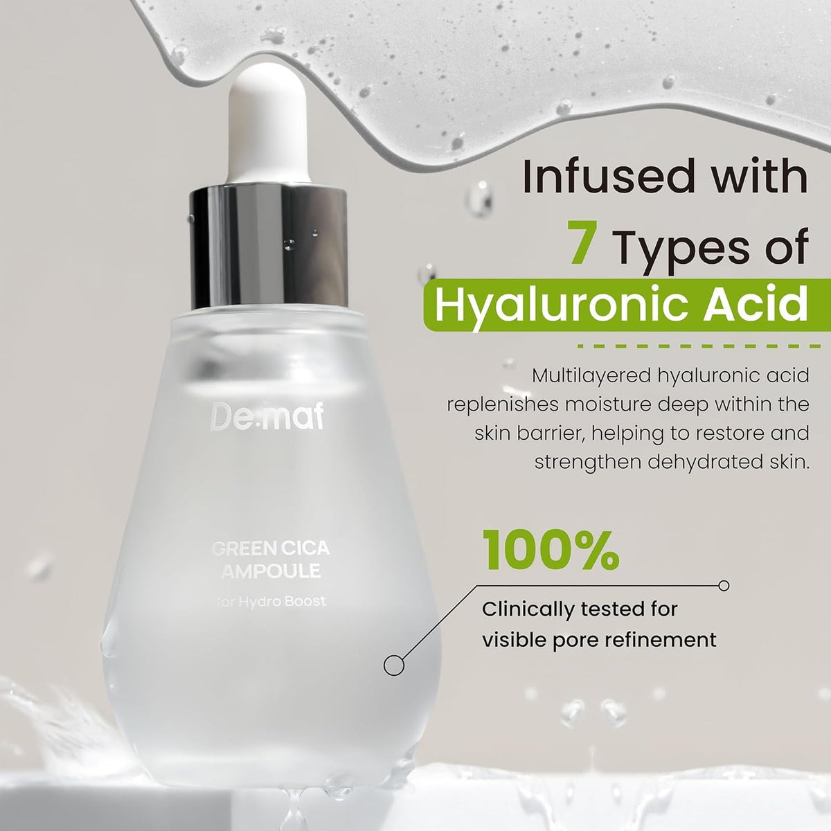 De:maf Dermatologist tested gentle option for sensitive skin.