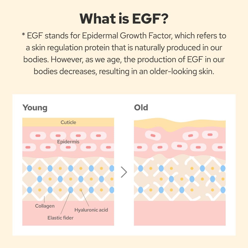 De:maf EGF peptide ampoule bottle closeup—sleek design for daily routine