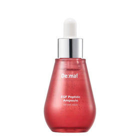 De:maf EGF peptide ampoule bottle showcasing premium serum for renewed radiance