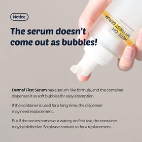 Demaf Here-Oh My First Serum Light acne-prone skin friendly use