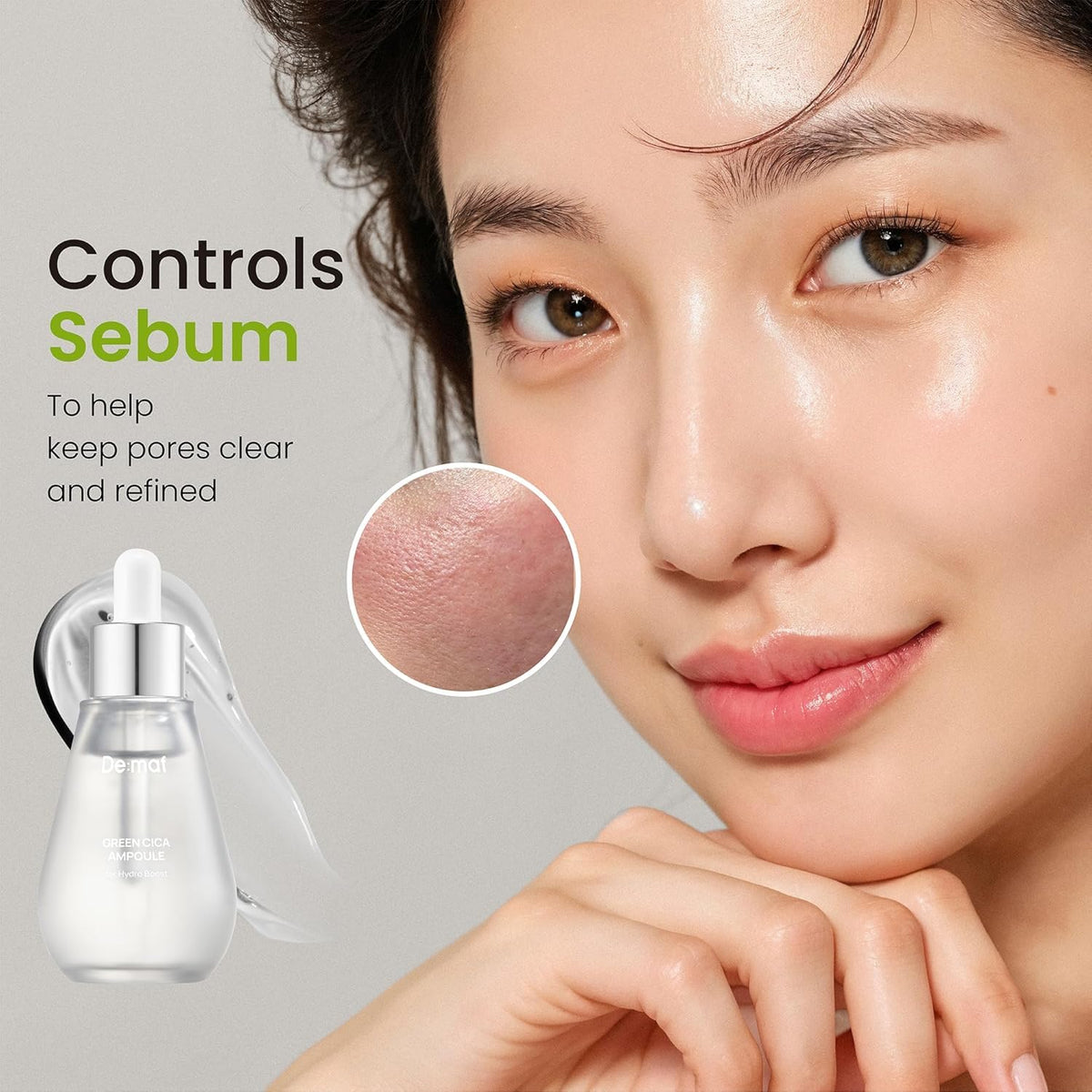 De:maf Suitable for oily and combination skin types with sebum control.