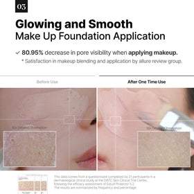 Hydration from hyaluronic acid keeps skin comfortable and plump