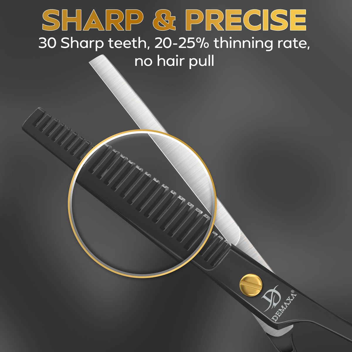 Demaxa high-carbon stainless steel blades stay sharp longer