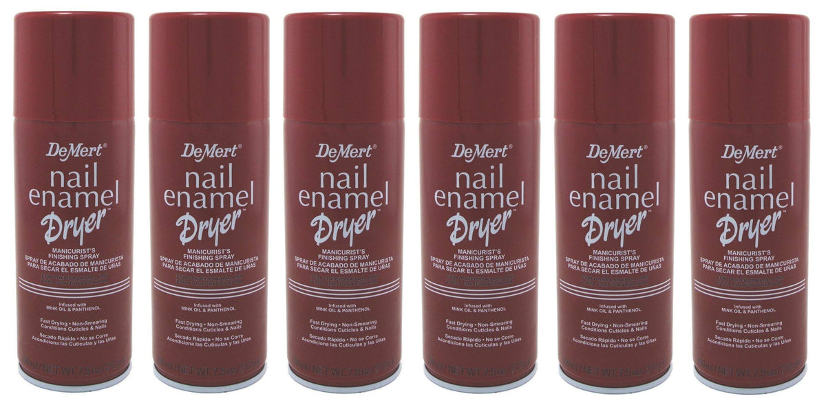 Demert Nail Enamel Dryer Spray bottle for fast, smear-free drying in manicures