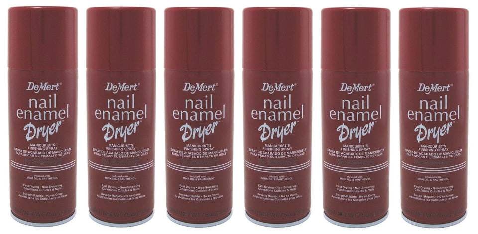 Demert Nail Enamel Dryer Spray bottle for fast, smear-free drying in manicures