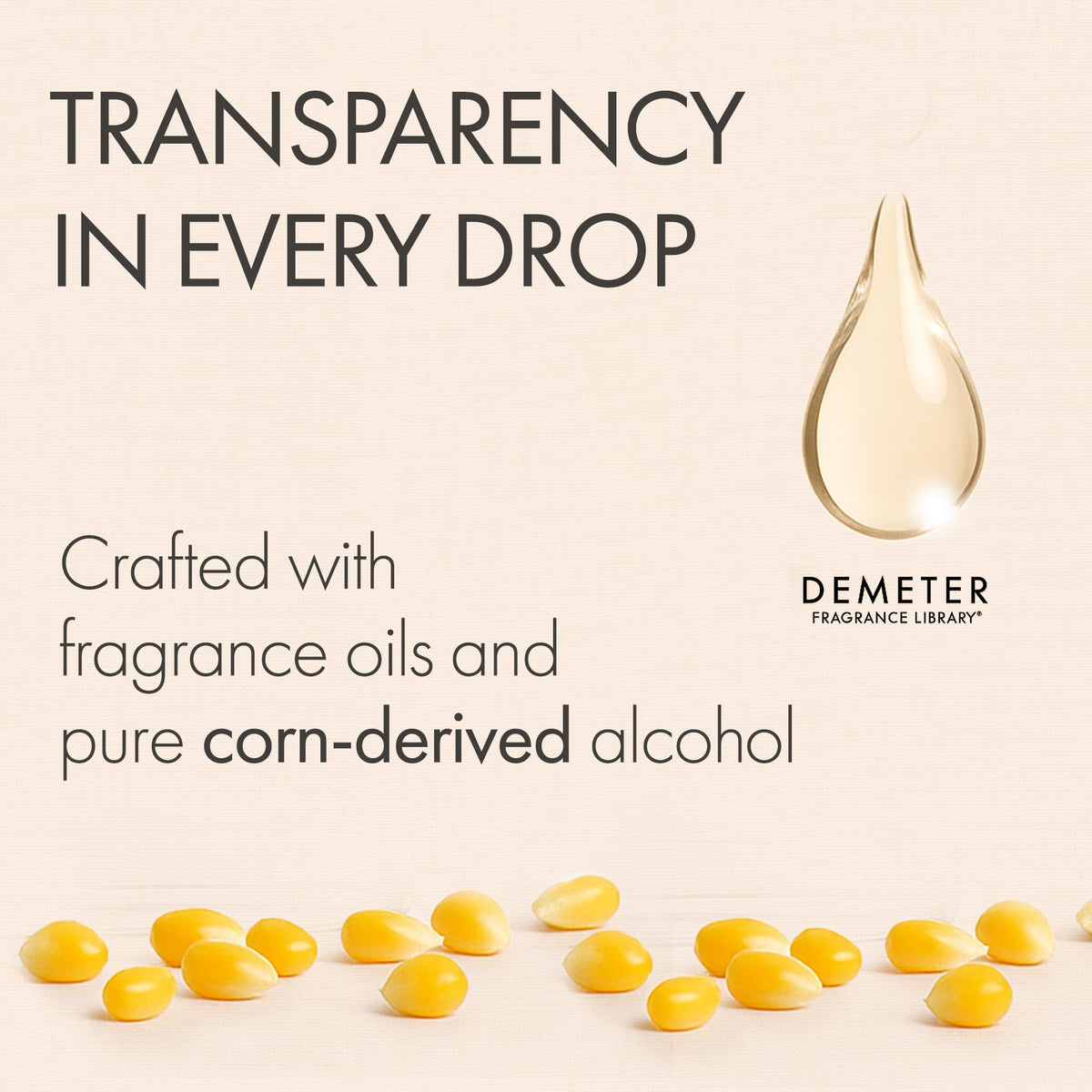 DEMETER Thunderstorm label notes absence of artificial colors and parabens
