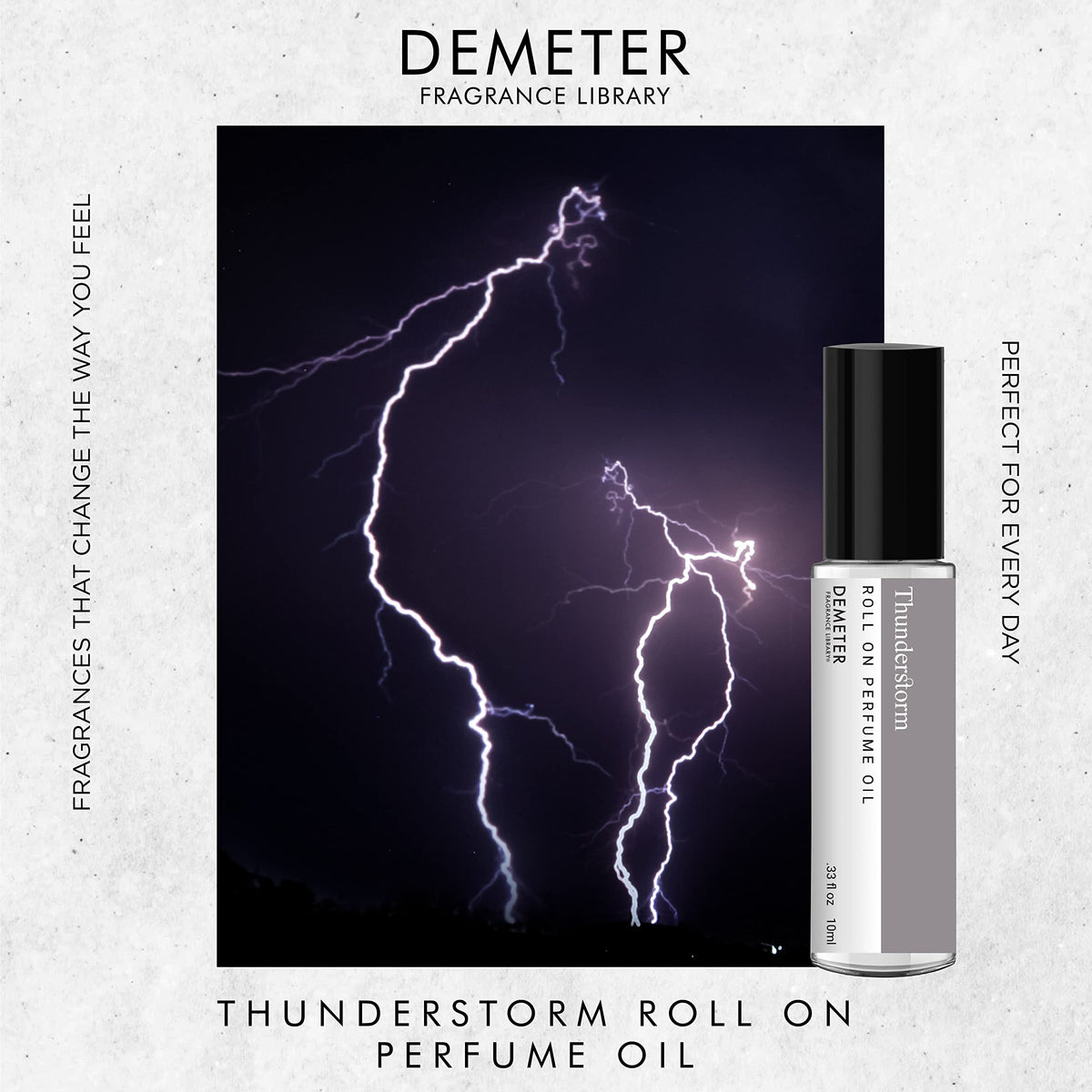 DEMETER Thunderstorm roll-on ball for smooth, even fragrance application
