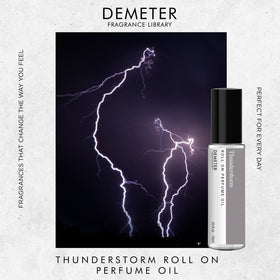 DEMETER Thunderstorm roll-on ball for smooth, even fragrance application