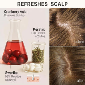 DEMIKI color-treated hair protection with rose scent maintains vibrancy