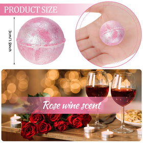 Demissle mini pink bath fizzies for quick spa-like bubbles.