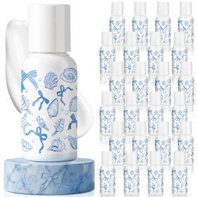 Demissle mini sunscreen with blue bow seashell design for coastal events
