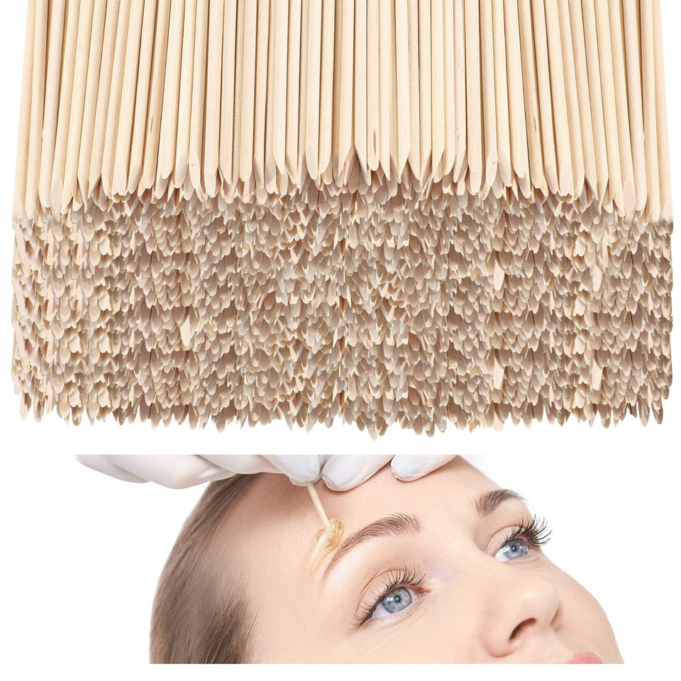 Demissle mini wooden wax sticks for precise eyebrow shaping and application