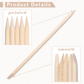 Demissle wax applicator sticks for precise nose hair removal