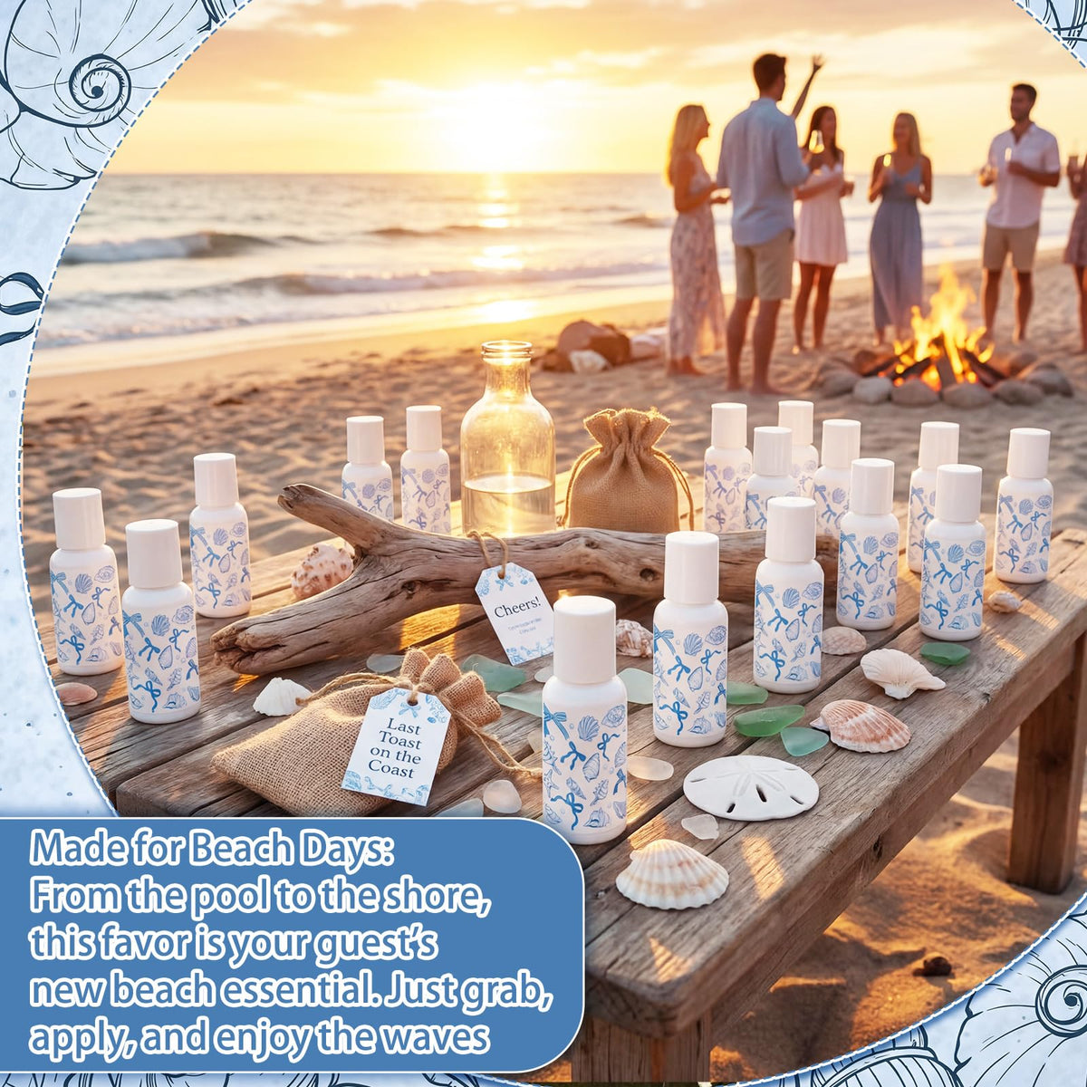 Demissle SPF 30 sunscreen for seaside weddings and outdoor celebrations