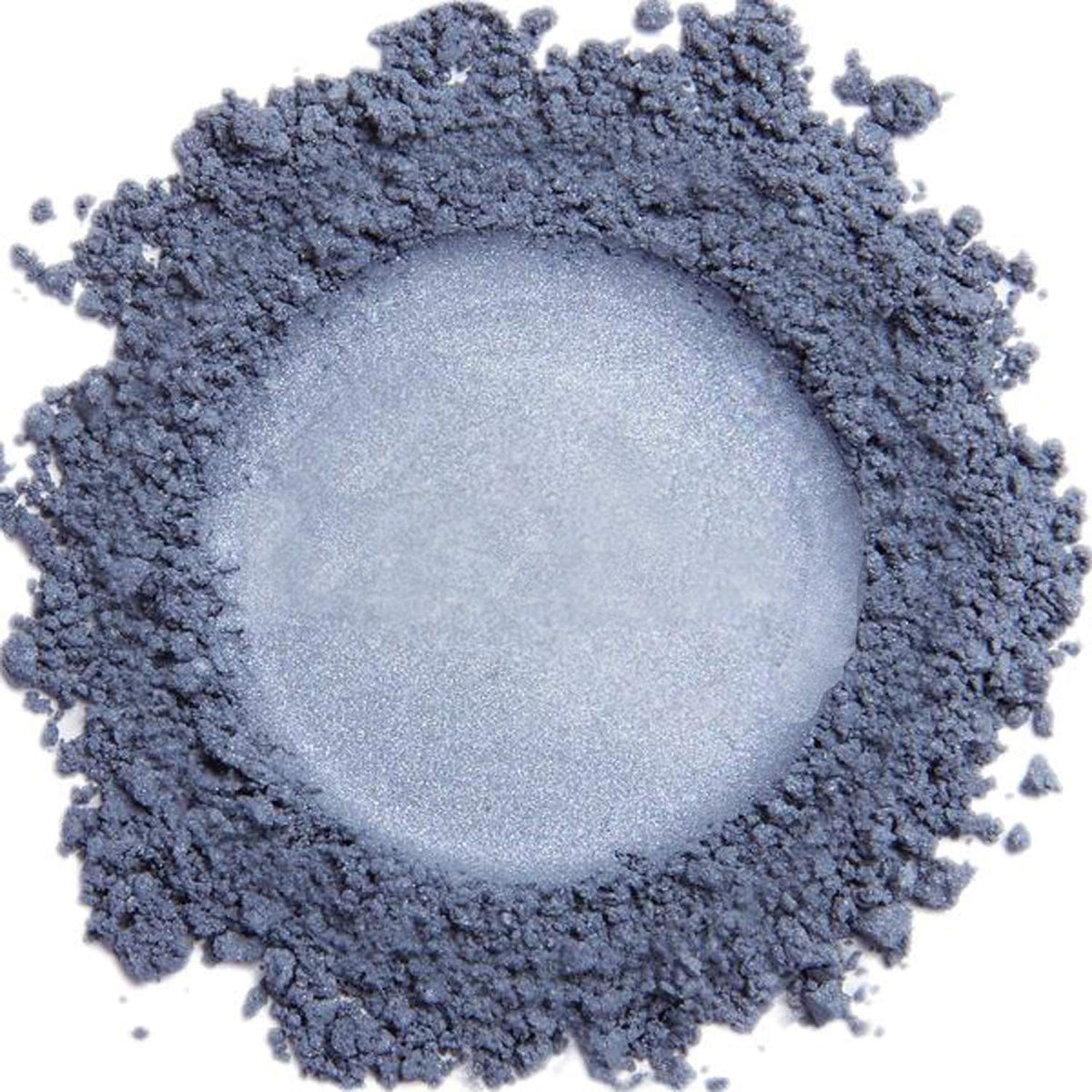 DEMÚRE Demure Smoky Blue palette swatch showing vibrant shimmer for versatile looks