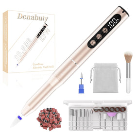 Denabuty cordless nail drill assembled view for travel-ready care