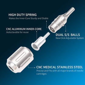 Denergy rotary and coil compatibility for versatile tattoo setups