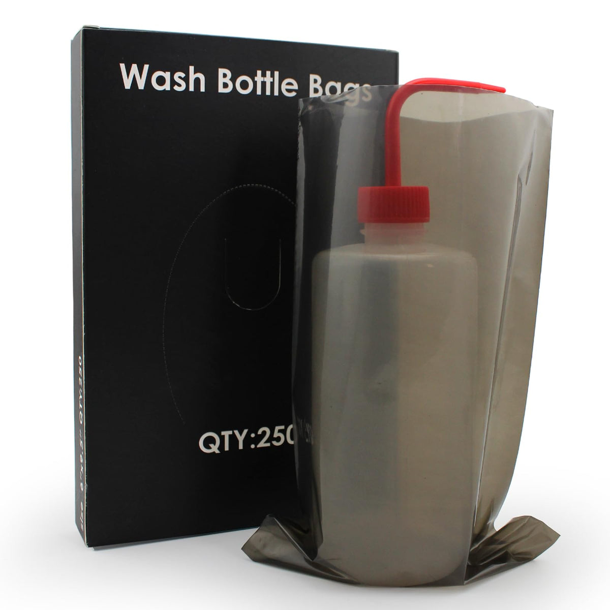 Denergy Tattoo Bottle Bags Black 500ml packaging keeps bottles clean and ready for use