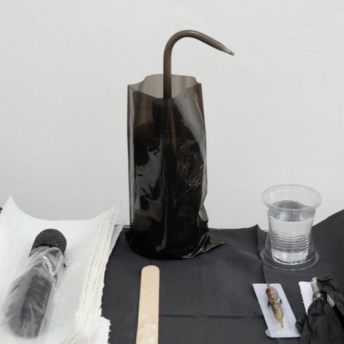 Denergy Tattoo Bottle Bags clear polyethylene material visible liquid levels clearly