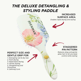Denman D38 usable on wet and dry hair for versatile detangling