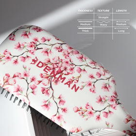 Denman long-hair paddle brush enables efficient knot removal.